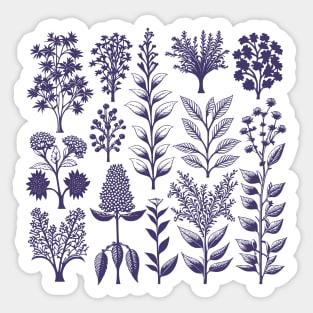 Botanical Silhouette Collection Sticker